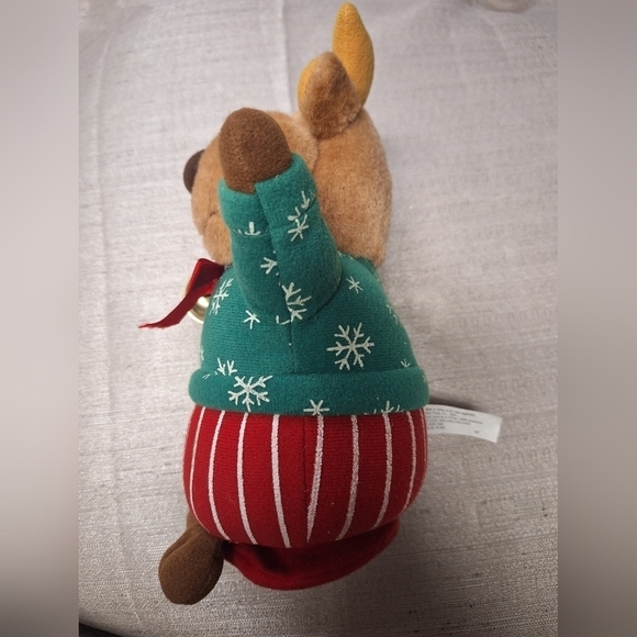 Avon Musical Shaking Reindeer Plush 1995 Christmas Holiday Battery Operated - Picture 10 of 15